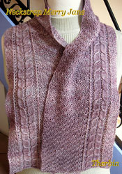 Malabrigo Silky Merino yarn pattern Echarpe Merry Jane