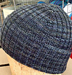 Malabrigo Arroyo knitting yarn color escorias hat