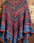 Malabrigo Arroyo Yarn, color marte, cape pattern