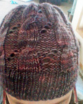 Hermione's Cable & Eyelet Hat free knitting pattern