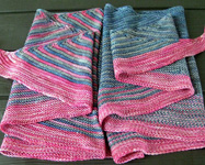 Knit shawl/wrap