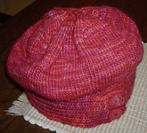handknit Amoroso Cap/hat/cloche/beret