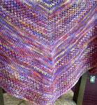 textured shawl recipe free knitting pattern