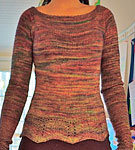 handknit pullover sweater