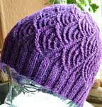 hand knit hat cap;