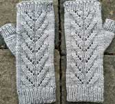 autumnal mitts fingerless mitten free knitting pattern