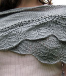 Chandra by Caryl Pierre lacey shawl/wrap knitting pattern