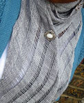 Drop Scarf free knitting pattern