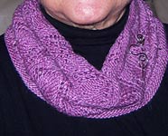 Noble Cowl free knitting pattern