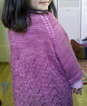 Helena kids raglan cardigan free knitting pattern