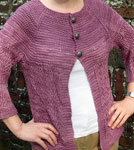 February Lady Sweater, Raglan cardigan, free knitting pattern