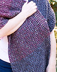 crochet shawl/wrap;