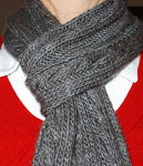 basic cabled scarf free knitting pattern