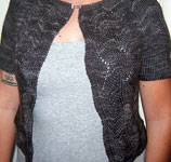 Vine Bolero knitting pattern