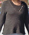 Riding to Avalon by Connie Chang Chinchio, pullover hooded sweater knitting pattern