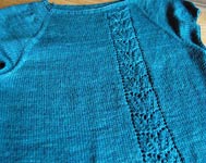 Rusted Root pullover raglan sweater knitting pattern