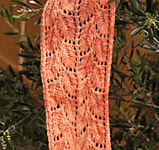 Liesel lace scarf free knitting pattern