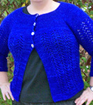 February Lady Sweater raglan cardigan free knitting pattern