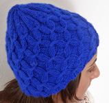 smocked waffel hat free knitting pattern