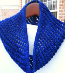 Tuesday evening cowl neck scarf free knitting pattern