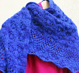 echo flower shawl/wrap free knitting pattern