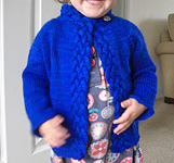 childs' cabled cardigan