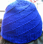 Hurricane unisex Hat, knit in the round, free knitting pattern
