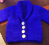 baby shawl collar raglan cardigan sweater free knitting pattern