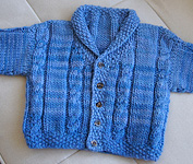 baby cabled sweater