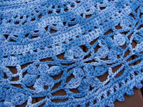 crocheted capelet