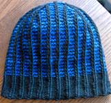 hand knit cap, hat;