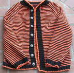 Malabrigo Worsted Merino Yarn, color black #195, cardigan sweater