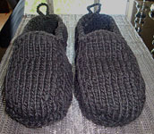 handknit slippers;