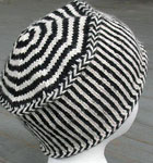 Malabrigo Worsted Merino Yarn, color black #195, hat