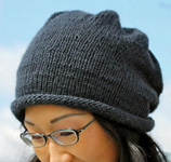 knitted slouchy hat
