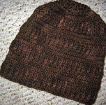 Malabrigo Worsted Merino Yarn, color coco 624, hat