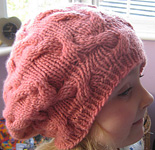 Slouchy Beret free knitting pattern