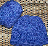 Malabrigo Worsted Merino Yarn, color indigo #88, hat & scarf