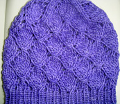 Foliage Hat free knitting pattern