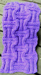 Basketweave scarf  free knitting pattern