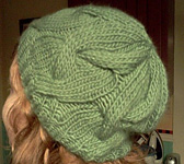 Cabled hat free knitting pattern