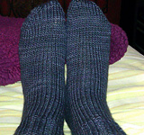 handknit sox, socks;