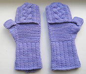 handknit mittens, gloves