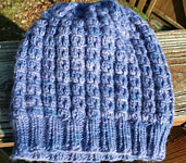 Slouchy Copy Cat Hat free knitting pattern