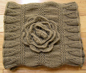 ruffled and ruched scarf