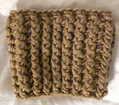 Cuppa Joe Java Jacket free knitting pattern; Malabrigo Worsted Yarn, color 511 praline