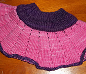 baby skirt  free knitting pattern