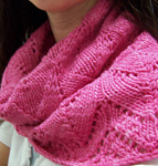 knit Springime Bandit scarf, kerchief free knitting pattern