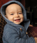 hooded baby sweater