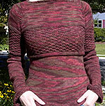handknit pullover sweater;